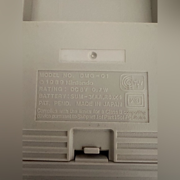 Nintendo Gameboy 1989 Handheld Manual/Battery Pak/Manual/4 Play Adaptor Power On - Picture 13 of 14